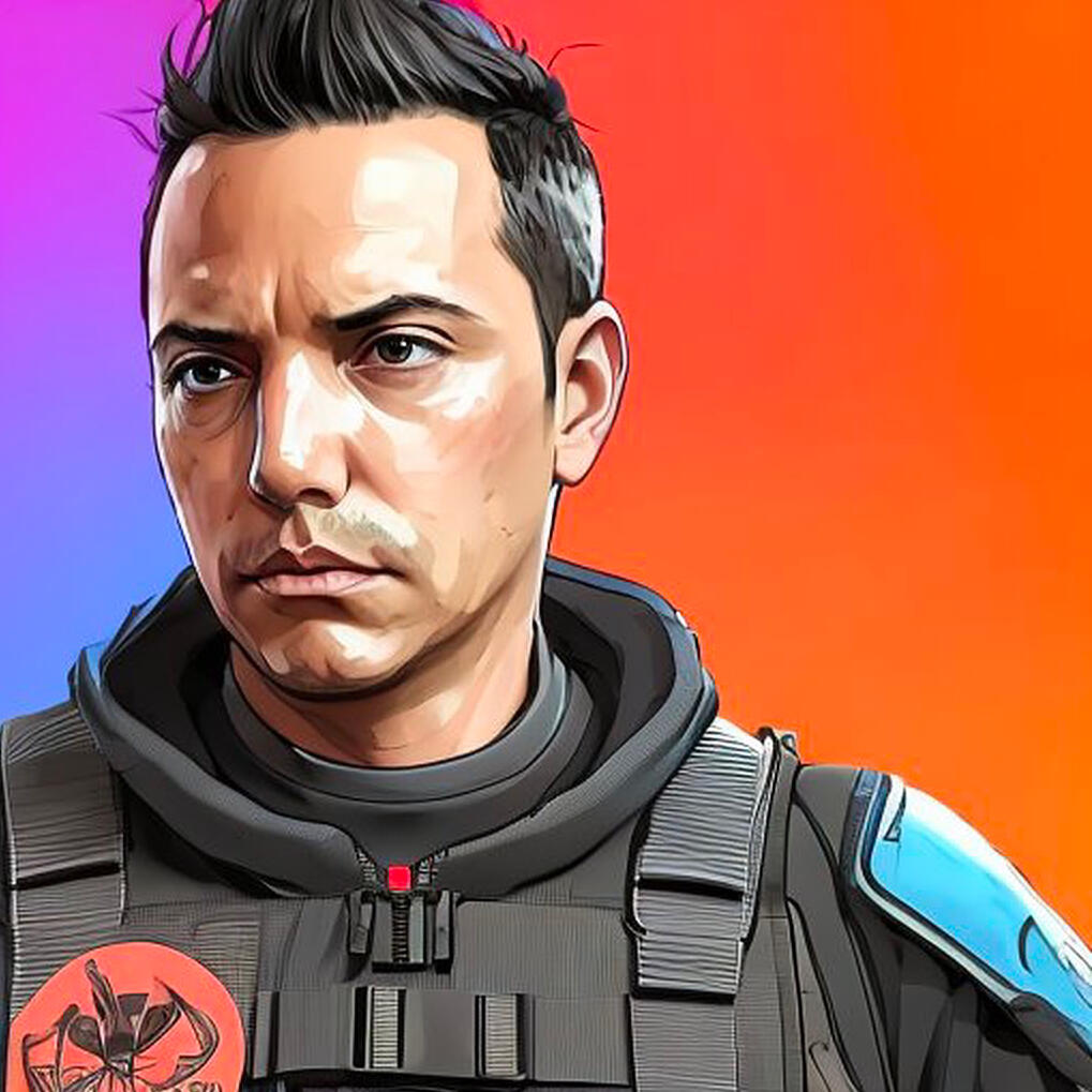 AI photo of Jason in an astronaut suit